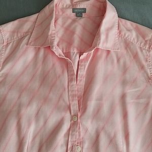 Ann Taylor Pink Button Down Shirt